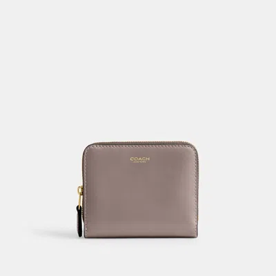 Coach Outlet New York Billfold Wallet In Brass/ash