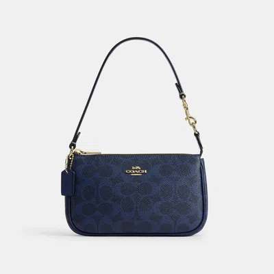 Coach Outlet Nolita 19 In Gold/navy