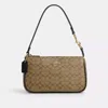 Coach Outlet Nolita 19 In Colorblock Signature Canvas In Beige