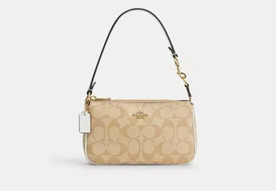 Coach Outlet Nolita 19 In Signature Canvas In Brown
