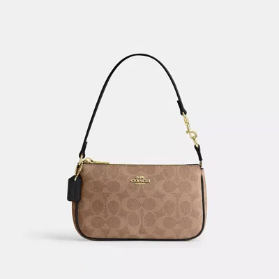 Coach Outlet Nolita 19 In Signature Canvas In Beige