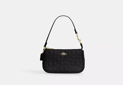 Coach Outlet Nolita 19 In Signature Leather In Black