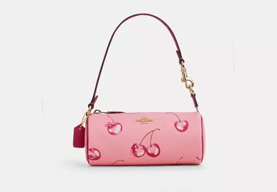 Coach Outlet Nolita Barrel Bag With Cherry Print In Multi