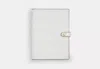 Coach Outlet Notebook In Signature Canvas In White