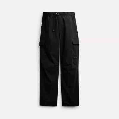 Coach Outlet Nylon Utility Pants In Black