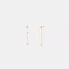 Coach Outlet Open Circle Thin Linear Earrings In Multi