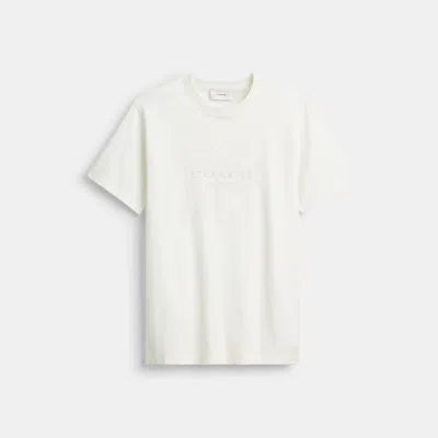 Coach Outlet Outlet Signature Square T-shirt In Vintage Ivory
