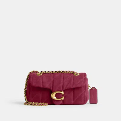 Coach Outlet Outlet Tabby Shoulder Bag 20 With Quilting In Red