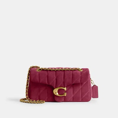 Coach Outlet Outlet Tabby Shoulder Bag 26 With Quilting In Burgundy