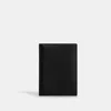 Coach Outlet Passport Card Case In Black