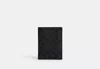 Coach Outlet Passport Card Case In Signature Canvas In Multi