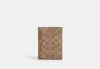 Coach Outlet Passport Card Case In Signature Canvas In Multi