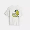 Coach Outlet Pear Relaxed T Shirt In Organic Cotton