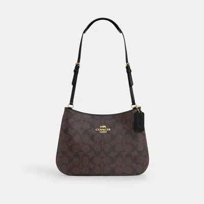 Coach Outlet Penelope Shoulder Bag In Signature Canvas In Brown