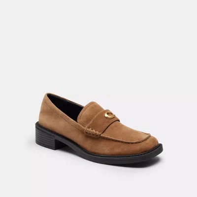 Coach Outlet Penny Loafer In Brown