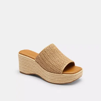Coach Outlet Phoebe Platform Sandal In Brown