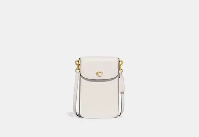 Coach Outlet Phone Crossbody Bag In White