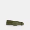 Coach Outlet Plaque Buckle Cut To Size Reversible Eliza Belt, 25 Mm In Green