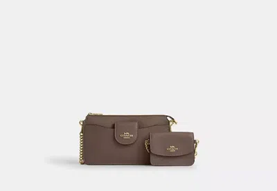 Coach Outlet Poppy Crossbody Bag In Brown