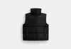 Coach Outlet Puffer Vest In Recycled Polyester In Black