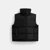 Coach Outlet Puffer Vest In Recycled Polyester In Black