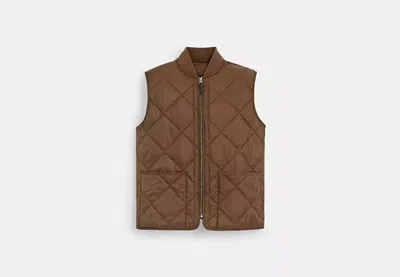 COACH OUTLET QUILTED VEST 