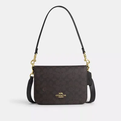 Coach Outlet Quinn Bag In Signature Canvas In Brown