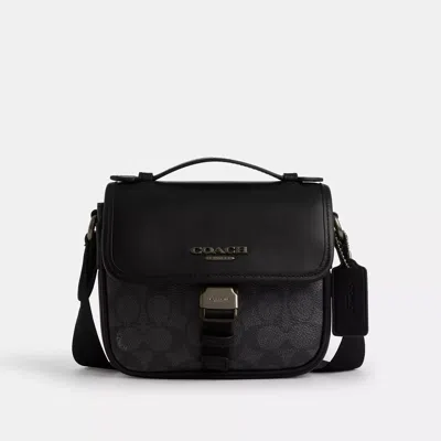 Coach Outlet Racer Crossbody Bag In Signature Canvas