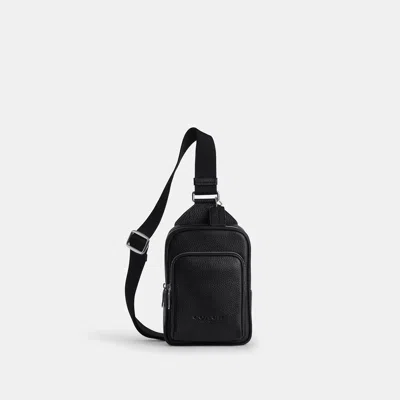 Coach Outlet Racer Sling Pack In Silver/black