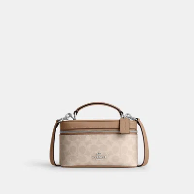 Coach Outlet Rainer Crossbody Bag 18 In Signature Canvas In Brown