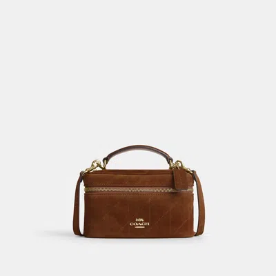Coach Outlet Rainer Crossbody Bag 18 With Quilting In Brown