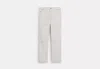 Coach Outlet Relaxed Straight Fit Twill Carpenter Pants In Organic Cotton And Recycled Polyester In White