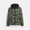 Coach Outlet Reversible Full Zip Windbreaker In Multi