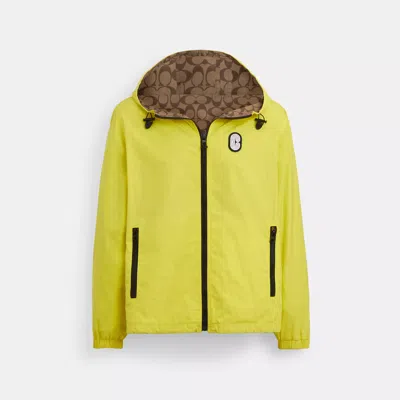 Coach Outlet Reversible Full Zip Windbreaker In Multi