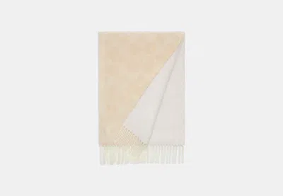 Coach Outlet Reversible Signature Cashmere Muffler In White