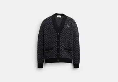 Coach Outlet Rexy Cardigan Sweater In Black