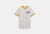 Coach Outlet Ringer T-shirt In Grey