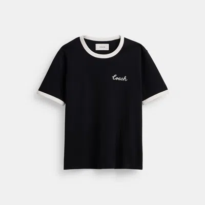 Coach Outlet Ringer T-shirt In Black