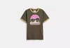 Coach Outlet Roadside Ringer T-shirt In Black