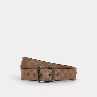 COACH OUTLET ROLLER BUCKLE CUT TO SIZE REVERSIBLE BELT, 38 MM