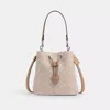 Coach Outlet Rowan Bucket Bag In Signature Canvas In Sand