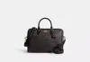 Coach Outlet Rowan Large Satchel Bag In Signature Canvas In Beige/brown