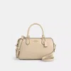 Coach Outlet Rowan Satchel Bag In Signature Canvas In Beige