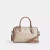 Coach Outlet Mini Rowan Crossbody Bag In Blocked Signature Canvas In Multi