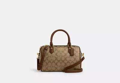 Coach Outlet Rowan Satchel Bag In Signature Canvas In Multi