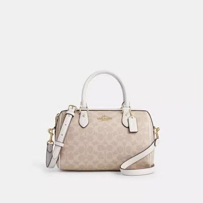 COACH OUTLET ROWAN SATCHEL BAG IN SIGNATURE CANVAS