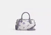 COACH OUTLET ROWAN SATCHEL BAG IN SIGNATURE CANVAS WITH BLUEBERRY PRINT