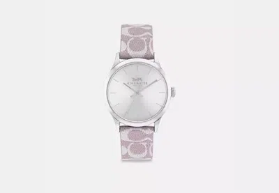 Coach Outlet Ruby Watch, 32 Mm In Silver