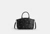 Coach Outlet Sadie Satchel Bag With Star Print In Black