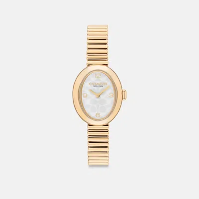 Coach Outlet Sammy Watch, 22 Mm In Gold